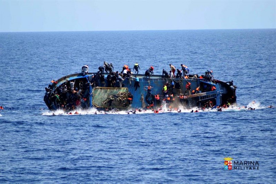 Al menos 65 personas murieron esta semana en el Mediterráneo cuando trataban de llegar a Europa. EFE