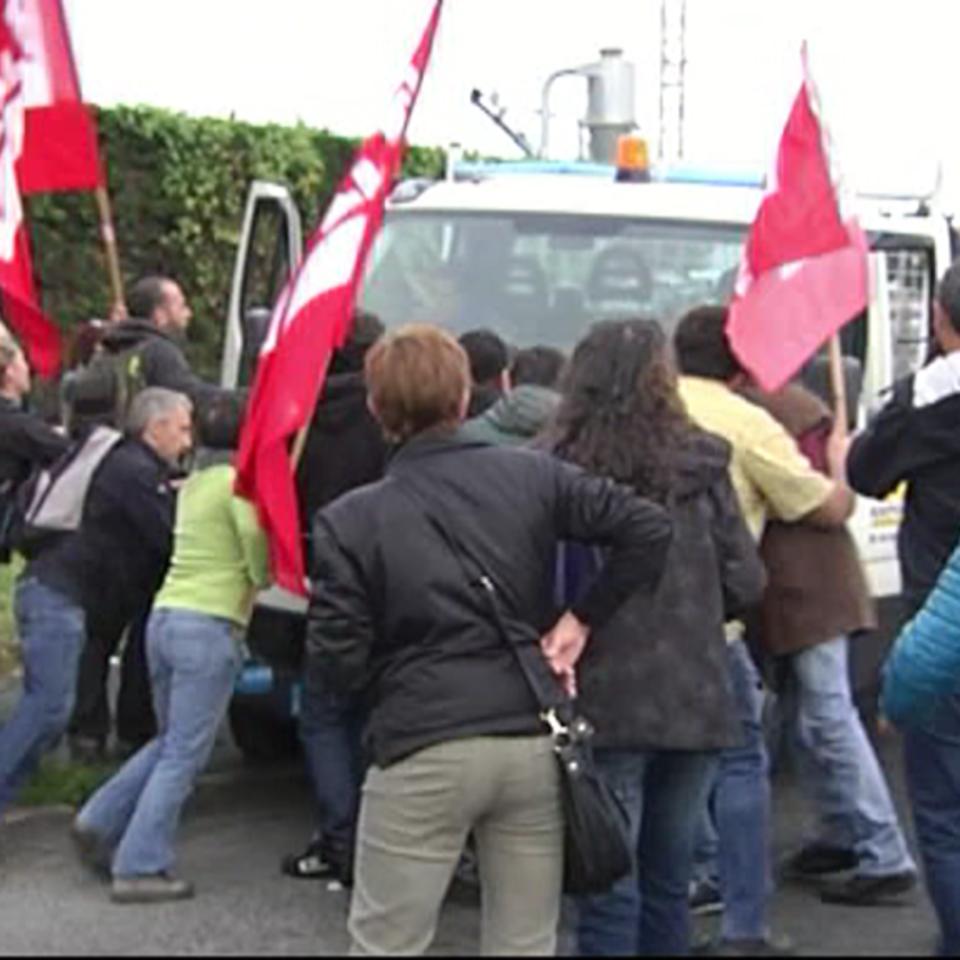 Protesta contra la reforma laboral en Francia. Foto: EFE