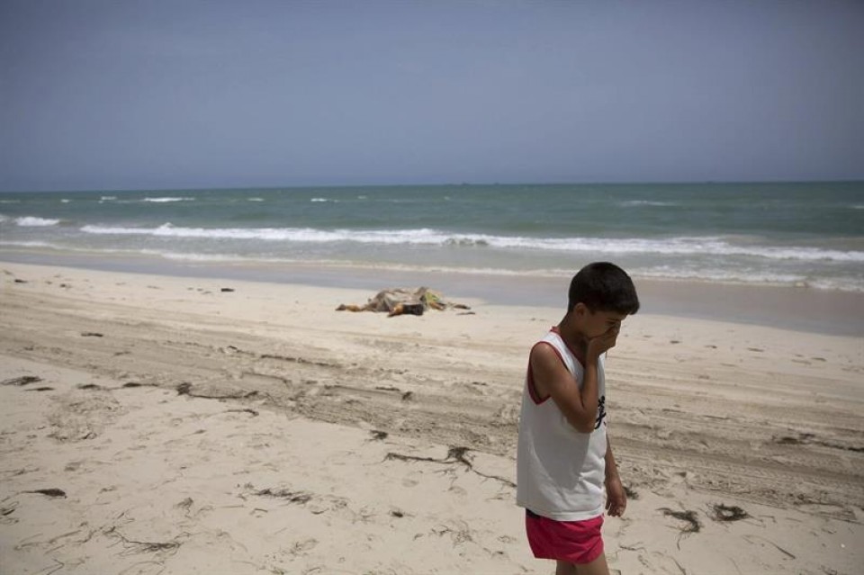 Recuperan 117 cadáveres de inmigrantes en la costa de Libia. Foto: EFE
