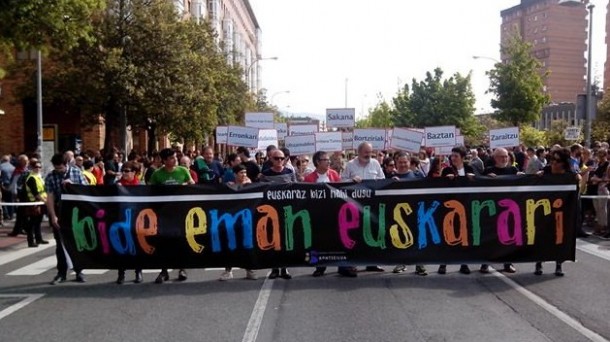 Manifestazioa Iruñean