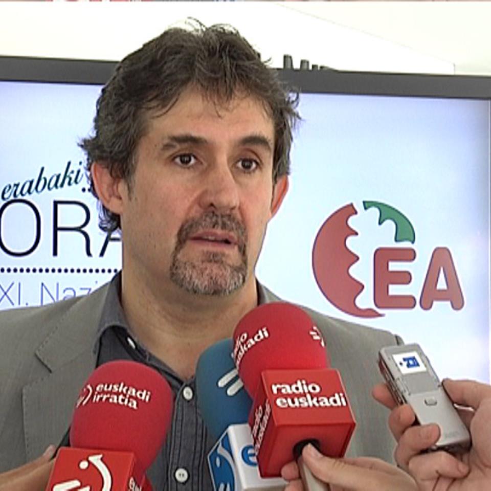 Pello Urizar, secretario general de Eusko Alkartasuna. EITB