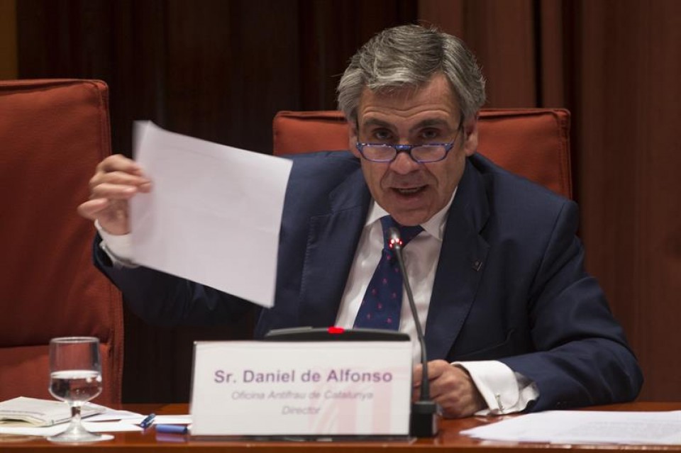El director de la Oficina Antifraude de Cataluña, Daniel de Alfonso. Foto: EFE