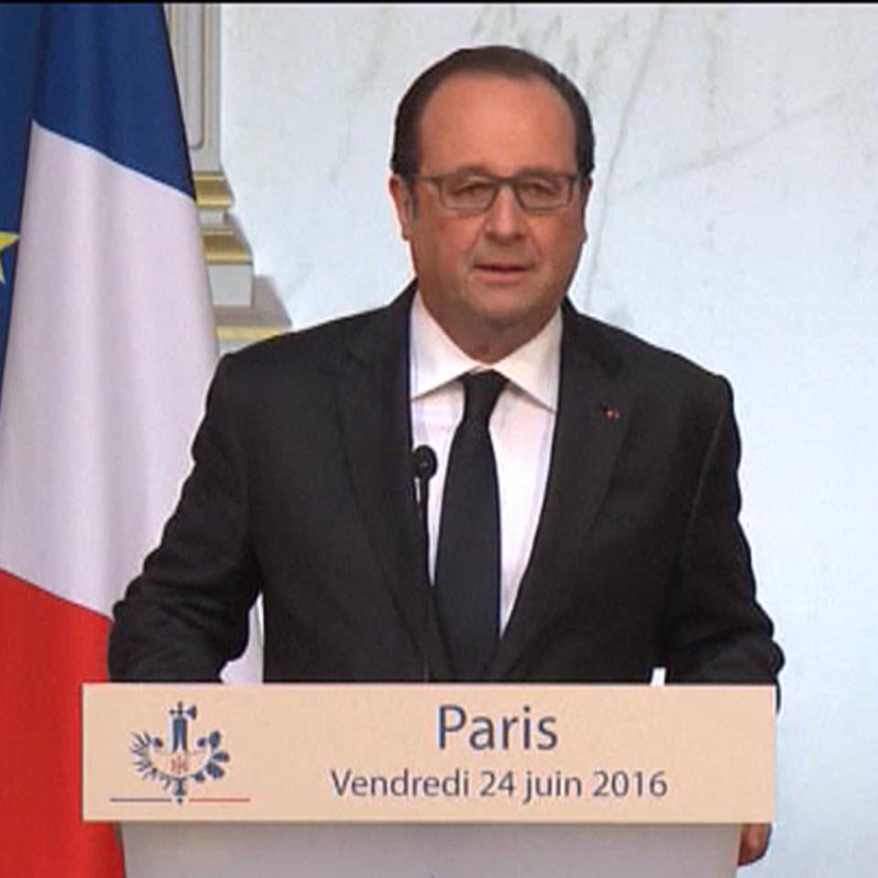 El presidente de Francia, François Hollande. EiTB