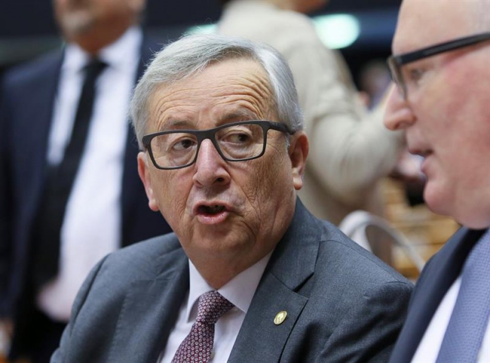 Jean Claude Juncker EBren burua.
