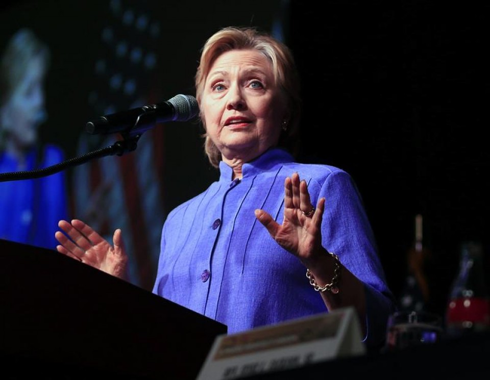 La aspirante democrata Hillary Clinton. Foto: EFE