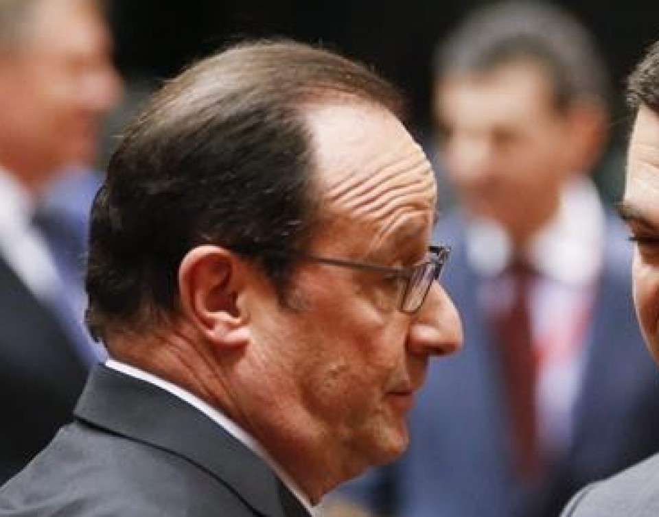 François Hollande Frantziako Estatuko presidentea.