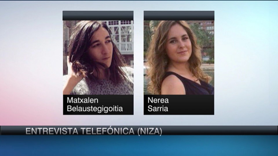 Dos chicas de Amorebieta logran escapar de la masacre de Niza