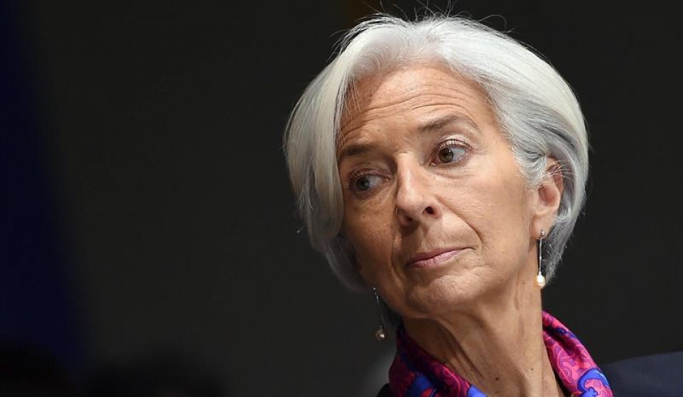 Christine Lagarde Nazioarteko Diru Funtseko zuzendaria 