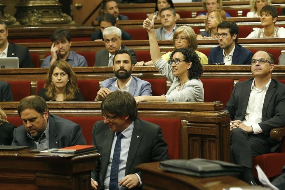 Carles Puigdemont Kataluniako Gobernuko presidentea. EFE