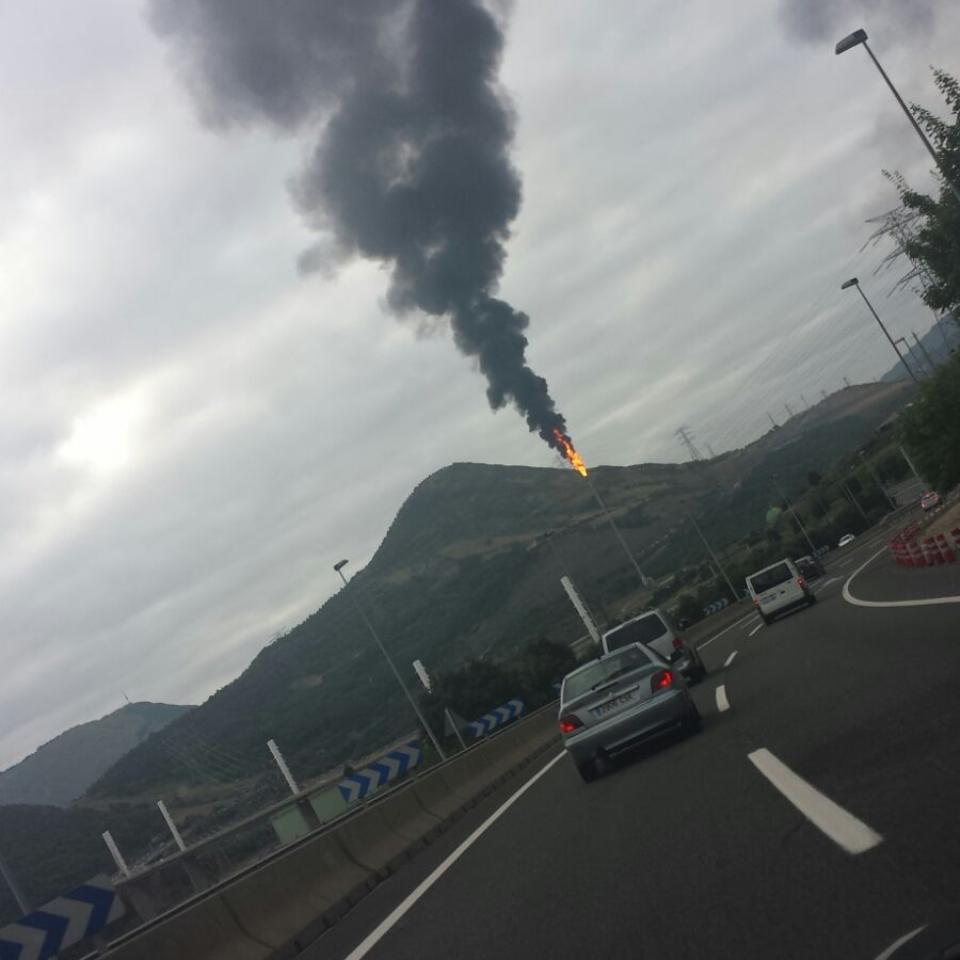 Incendio en Petronor, Muskiz