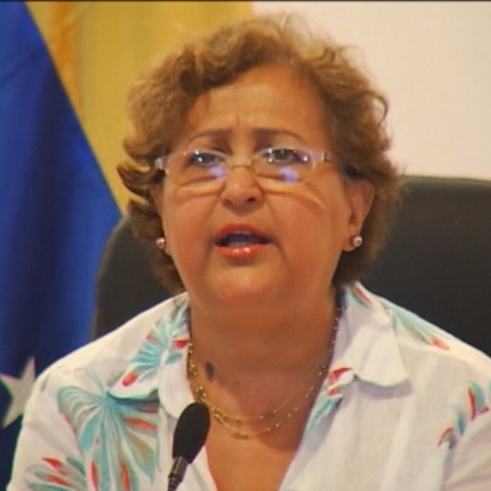 La presidenta del Poder Electoral de Venezuela, Tibisay Lucena. Foto: EFE