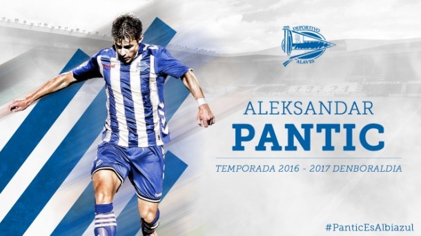 Aleksandar Pantic. Foto: Deportivo Alavés