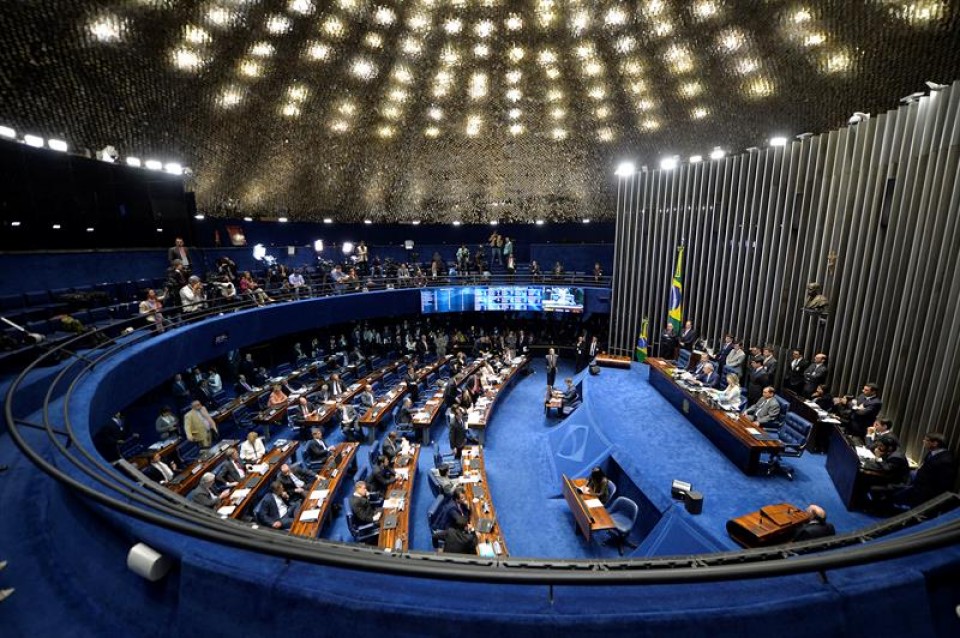 Brasilgo Senatua. Argazkia: EFE
