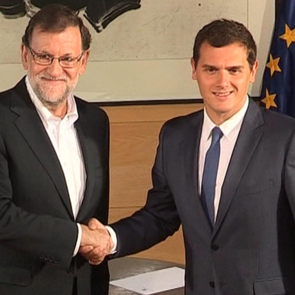 Mariano Rajoy y Albert Rivera. EiTB