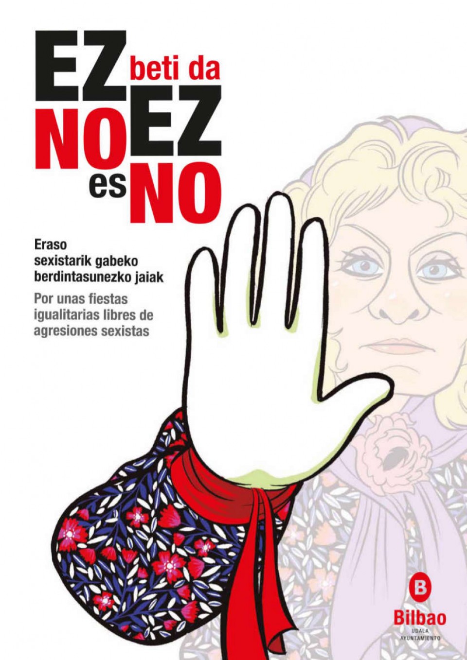 Campaña para prevenir agresiones sexistas en la Aste Nagusia. Foto: Ayuntamiento de Bilbao