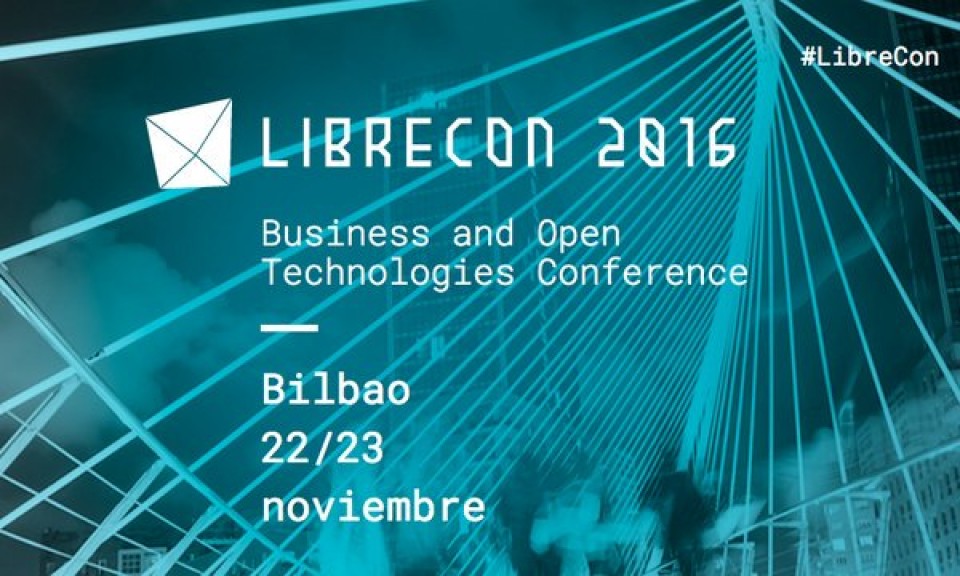 Cartel promocional del congreso LibreCon 2016. Foto: www.librecon.io