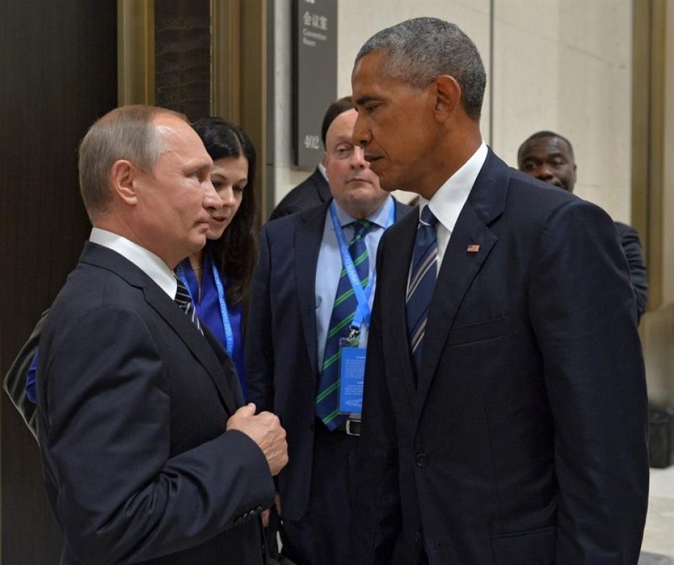Vladimir Putin eta Barack Obama. Argazkia: EFE