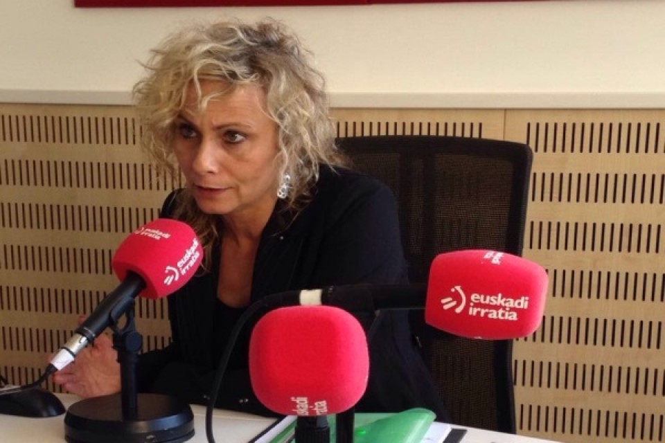 Monica Terribas kazetaria, Radio Euskadin. Artxiboko argazkia: EiTB.