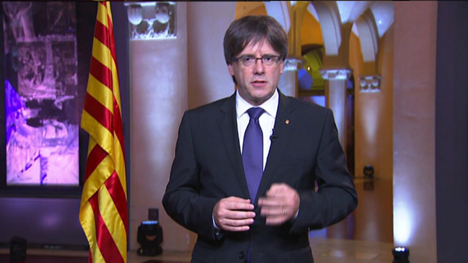 Puigdemont: 'Kataluniarekiko konpromisoetatik aldentzen dabil Estatua'