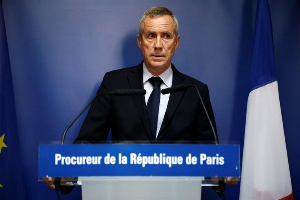 El fiscal de París, François Molins. Foto: EFE