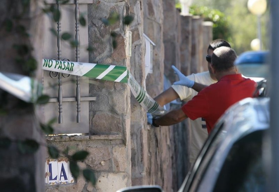 Localizan los cuerpos de 4 personas descuartizadas en Pioz (Guadalajar). Foto: EFE