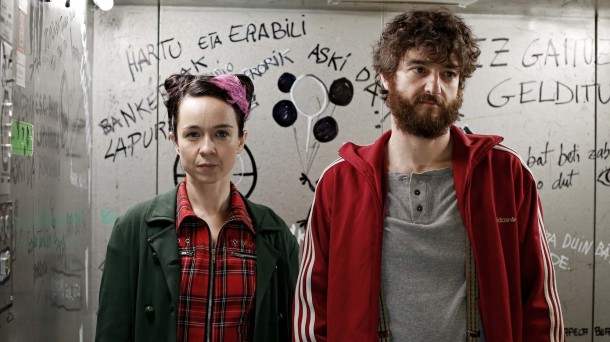 Miren Gazteñaga y Gorka Otxoa, protagonistas de 'Igelak'