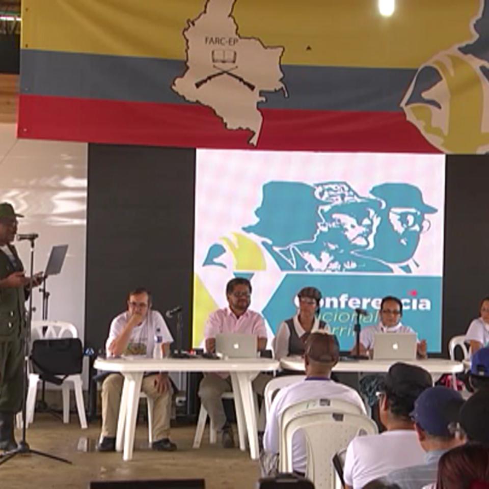 Las FARC celebran su décima Conferencia Nacional guerrrillera