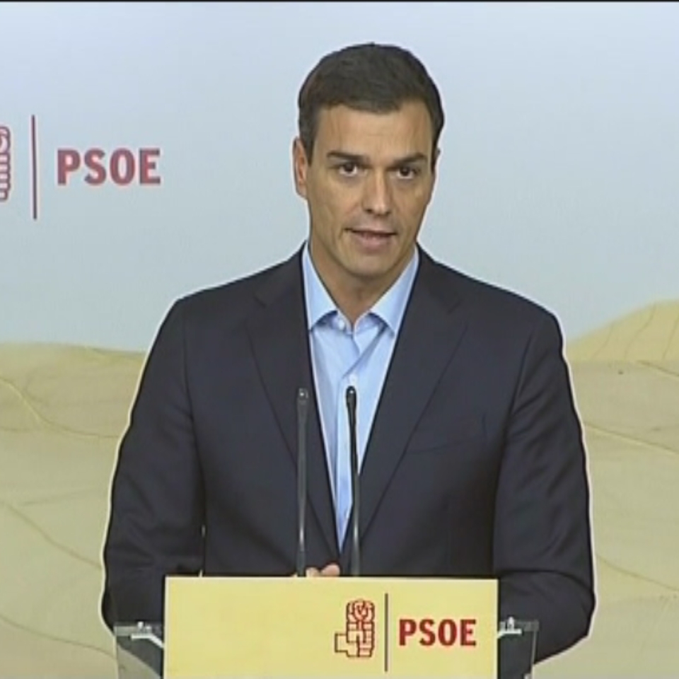 Pedro Sánchez, secretario general del PSOE. Foto: EFE