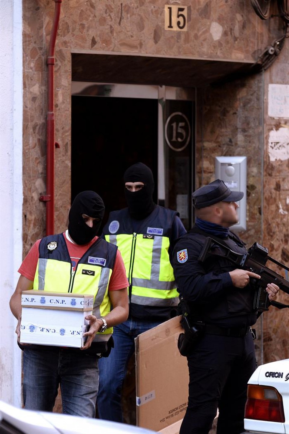 Una operación reciente contra el yihadismo en Valladolid. Foto de archivo: EFE