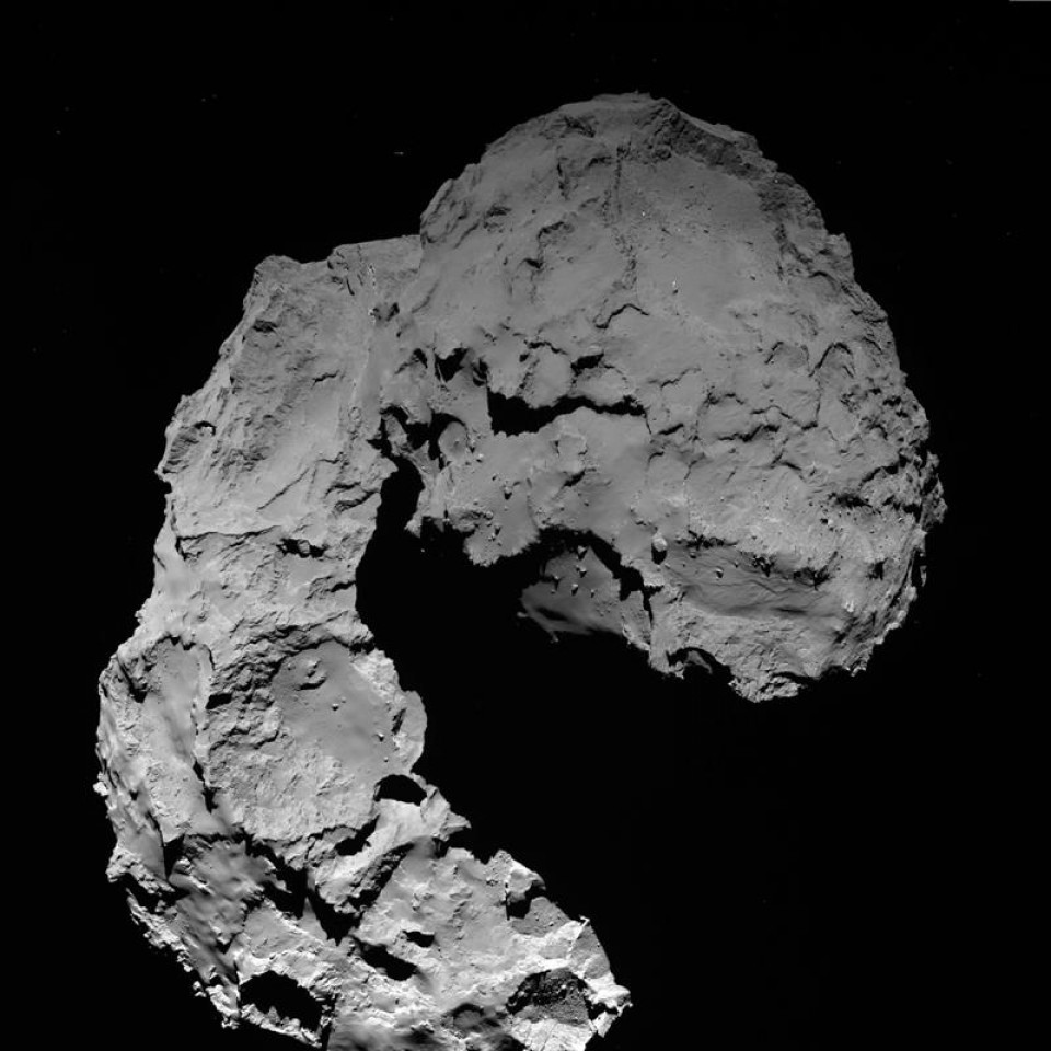 67P kometa Rosetta EFE