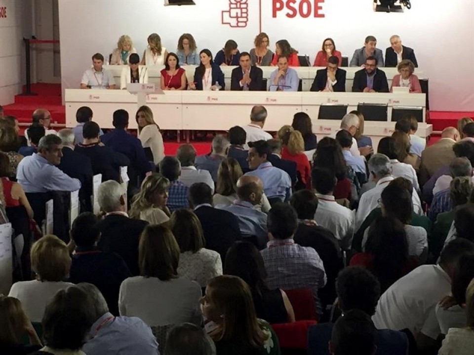 Comité Federal del PSOE. 1 de octubre de 2016. Foto: EFE