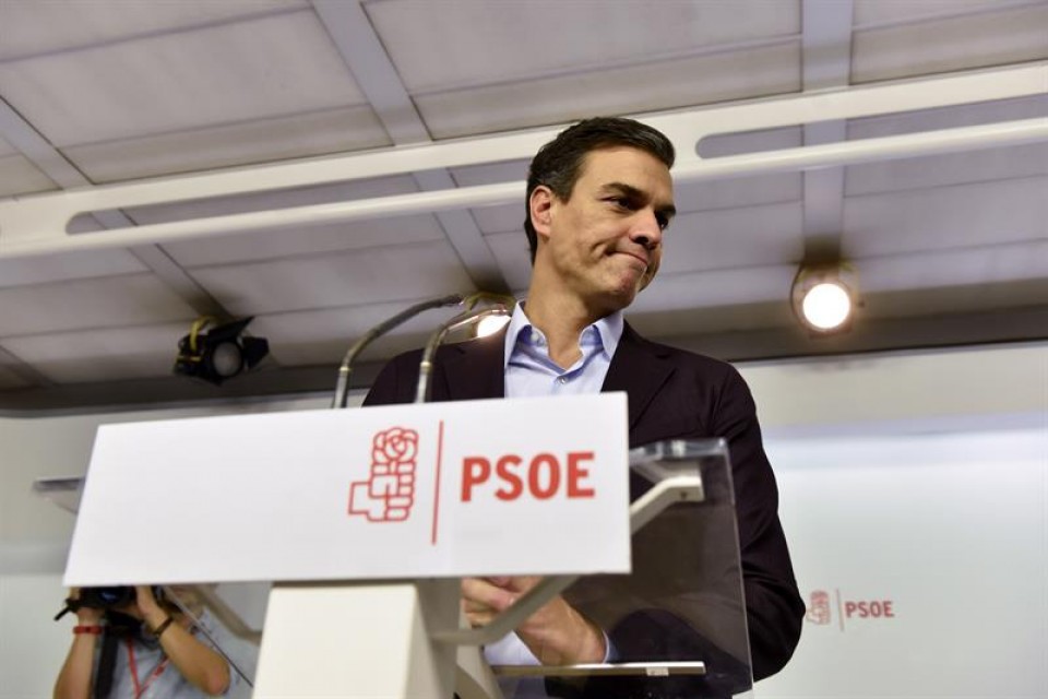 Pedro Sánchez, exsecretario general del PSOE. Foto de archivo: EITB