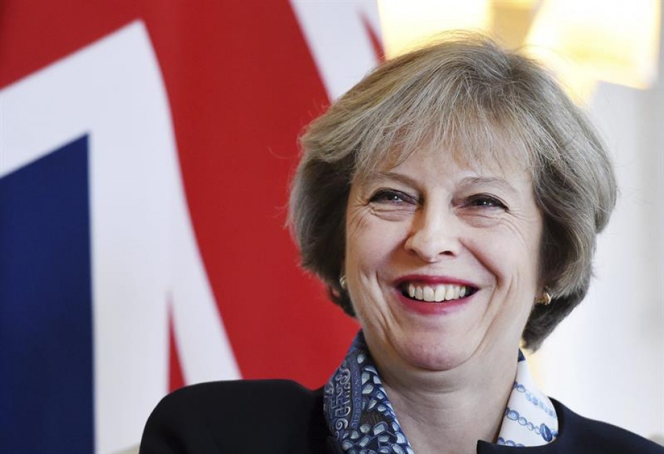 Theresa May, Erresuma Batuko lehen ministroa. EFE