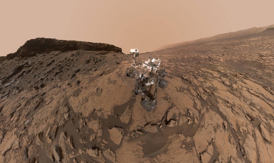 Curiosity robotak Marten egindako argazkia. NASA