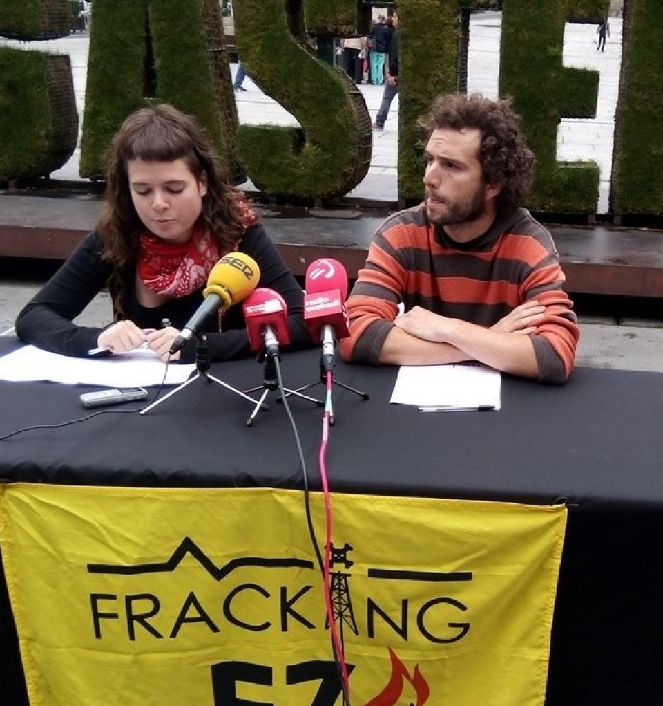 Imagen de la plataforma contra el fracking.