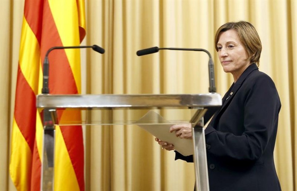 La presidenta del Parlament catalán, Carme Forcadell, en una imagen de archivo. Foto: EFE