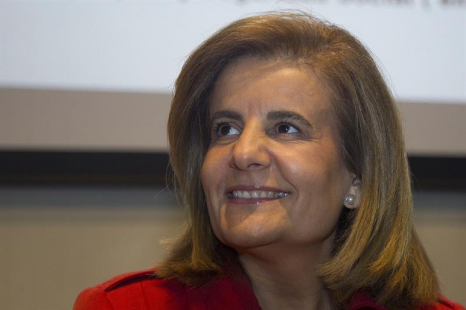 Fatima Bañez, Enplegu eta Gizarte Segurantzako ministroa. Argazkia: EFE