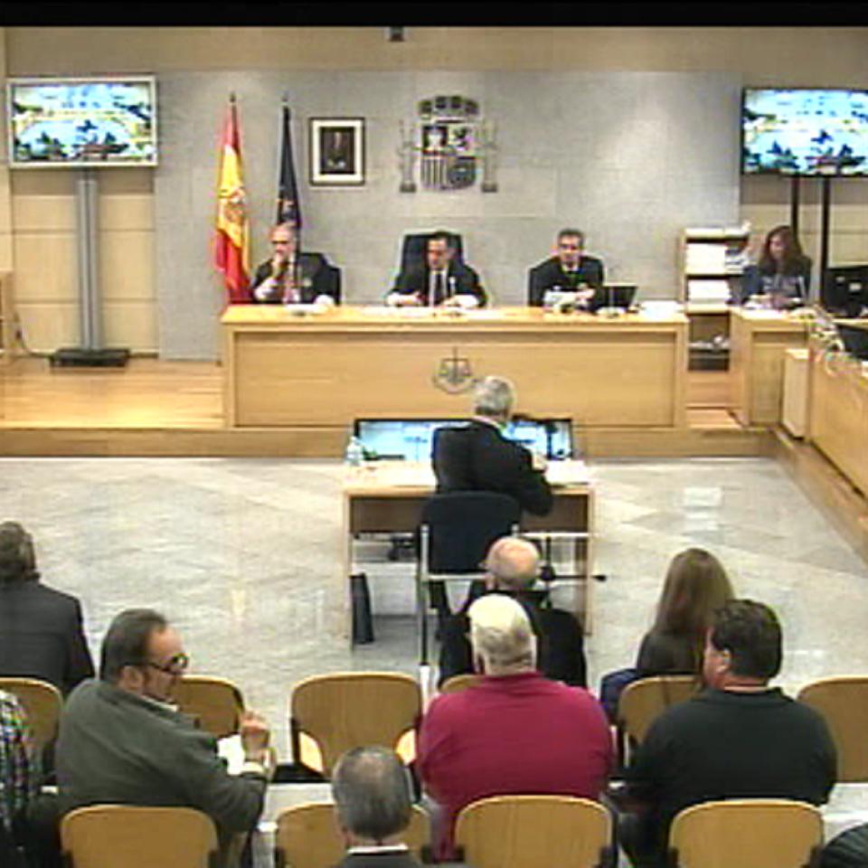 Pablo Crespo declara en la Audiencia Nacional. Foto: EFE