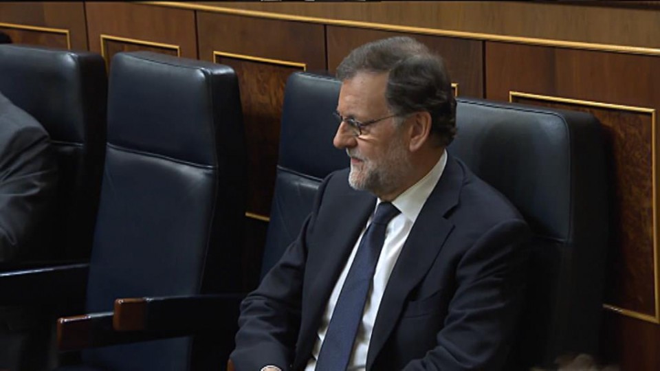 Mariano Rajoy, tras ser investido. Foto: EiTB