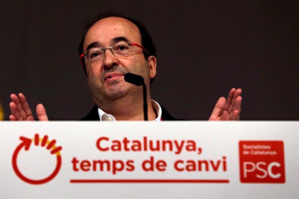 El líder del PSC, Miquel Iceta. EFE