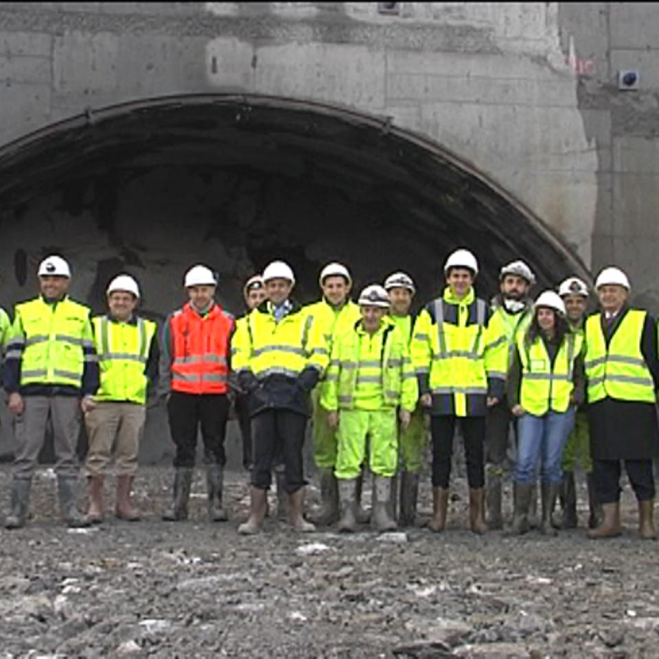 El túnel de Uretamendi de la nueva variante de Ermua se abrirá a finales de 2017. Foto: EiTB