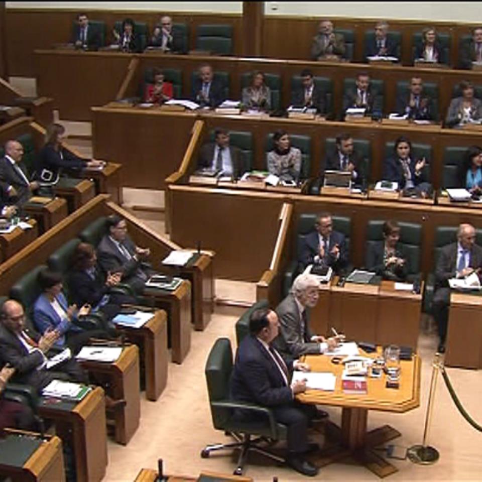 Parlamento Vasco. Imagen de archivo. EiTB