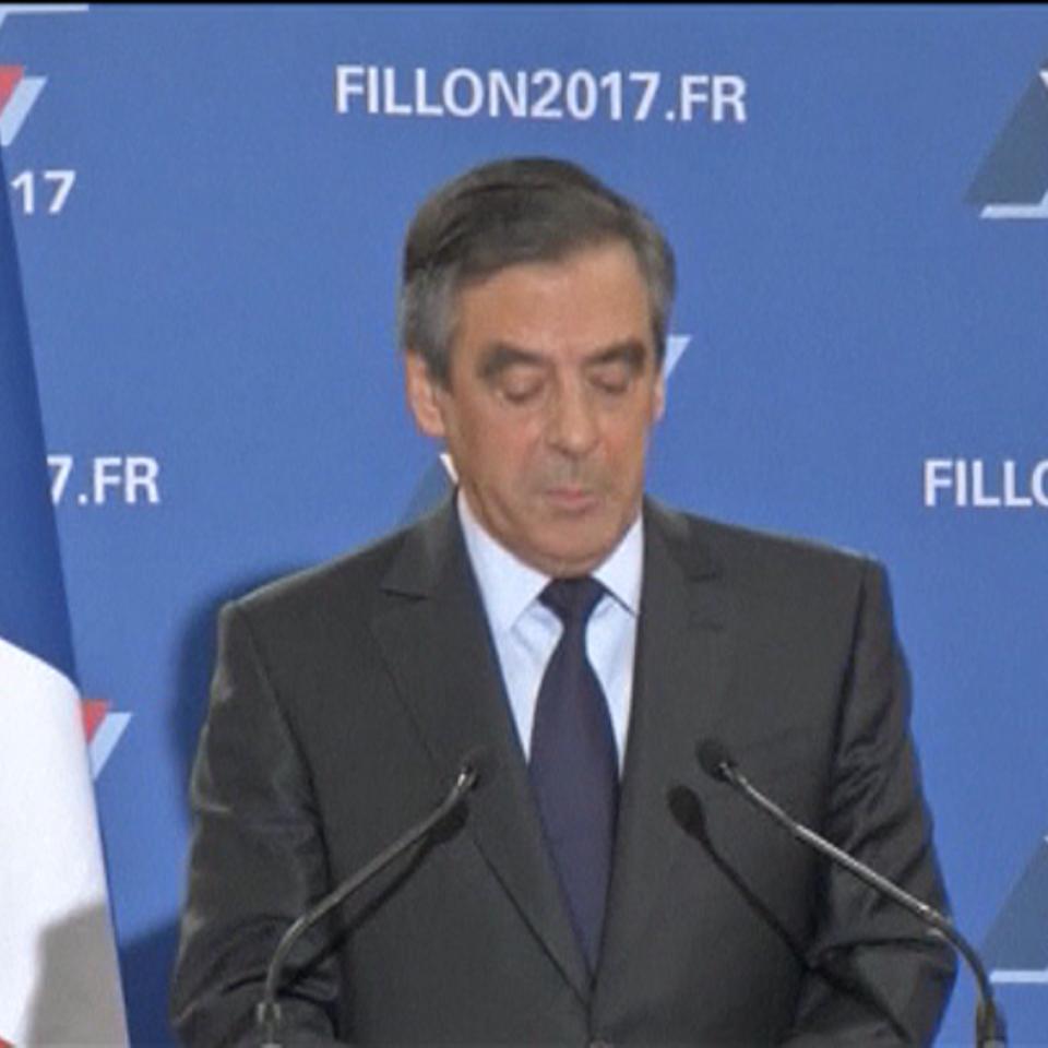 François Fillon, garaipena ospatzen. Argazkia: EFE