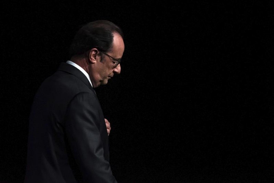 François Hollande Frantziako presidentea. EFE