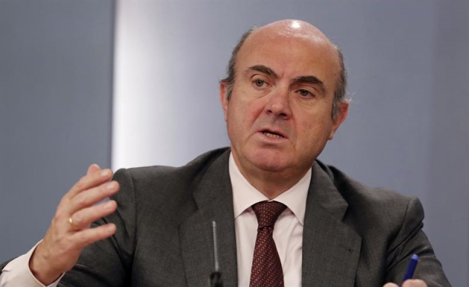 El ministro de Economía español, Luis de Guindos