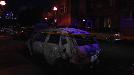 Tres coches calcinados y otros tres afectados en Donostia