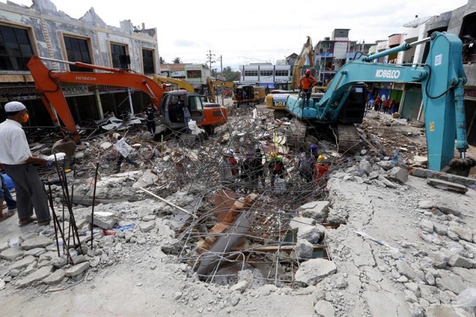 Terremoto en Indonesia. Foto: EFE