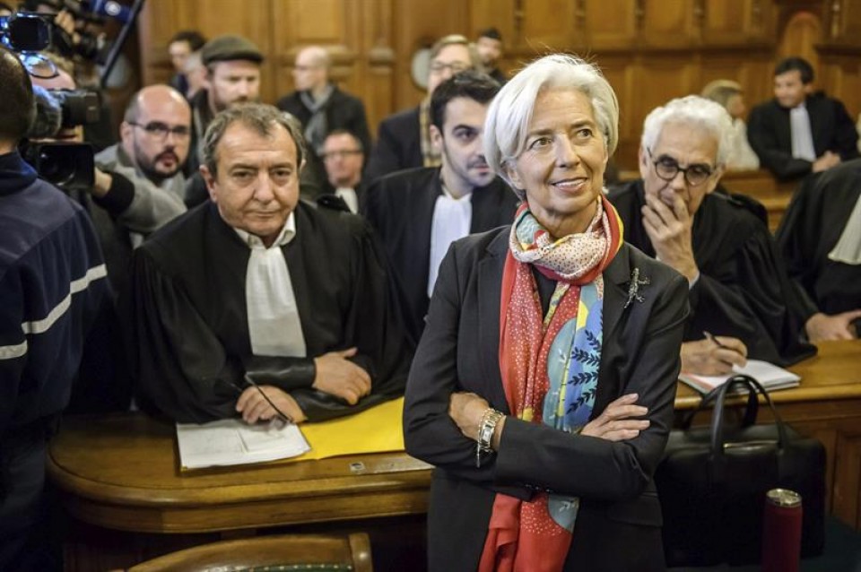 Christine Lagarde, Nazioarteko Diru Funtsaren (NDF) zuzendari gerentea. Argazkia: EFE
