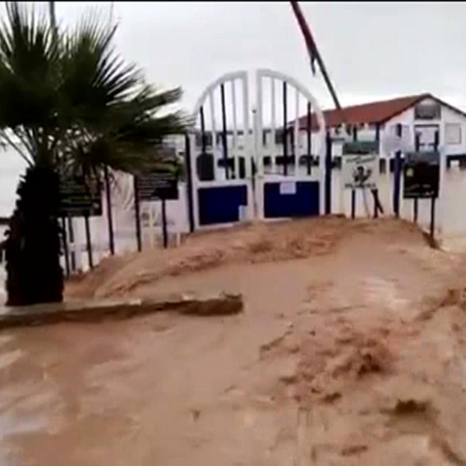 Imagen de las inundaciones en Andalucía. EFE 