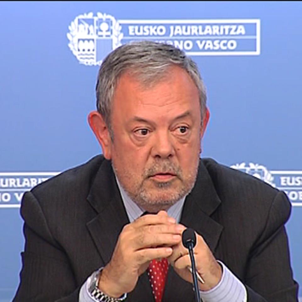 El consejero de Hacienda y Economía, Pedro Azpiazu